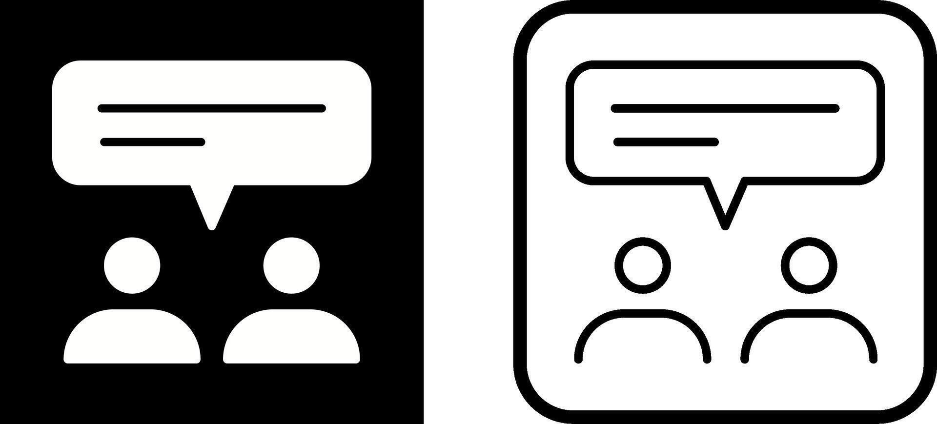 Conversation Vector Icon