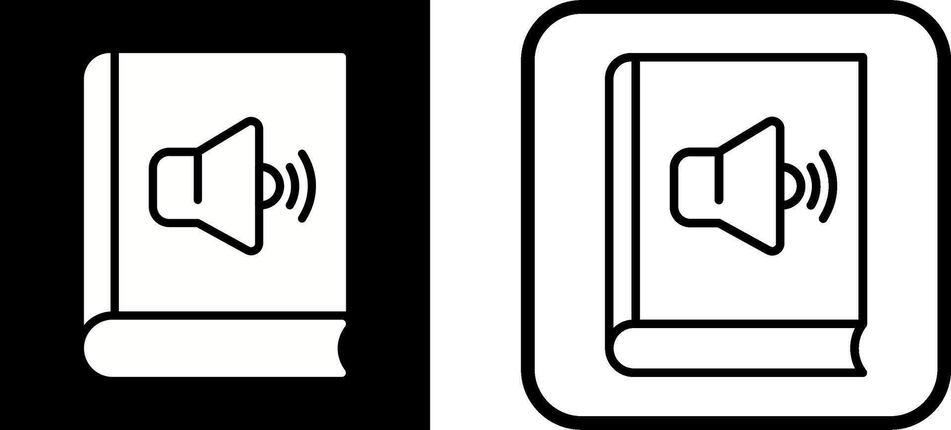 Audio Book Vector Icon