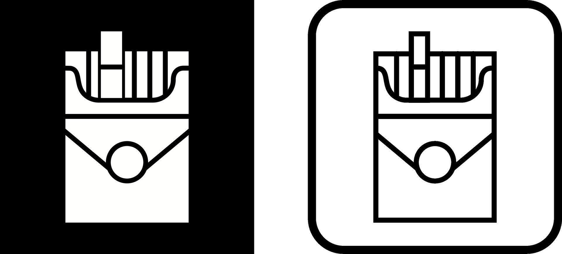 Cigarette Pack Vector Icon