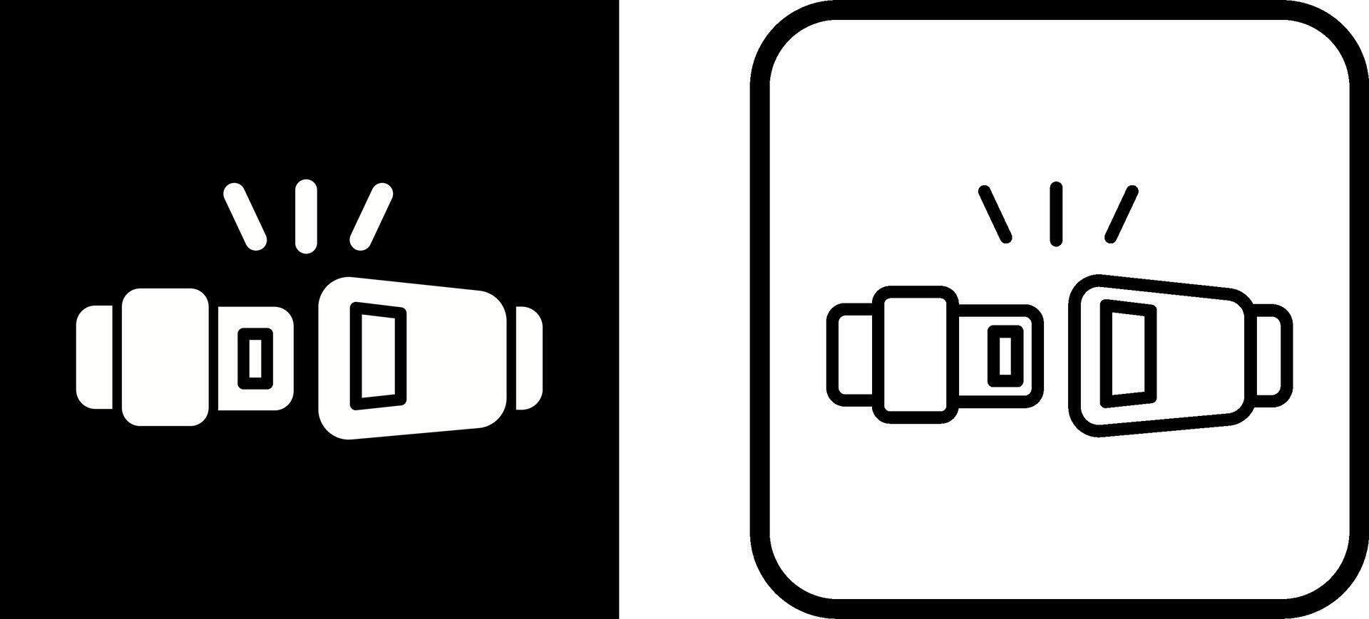 Seat Belt Vector Icon