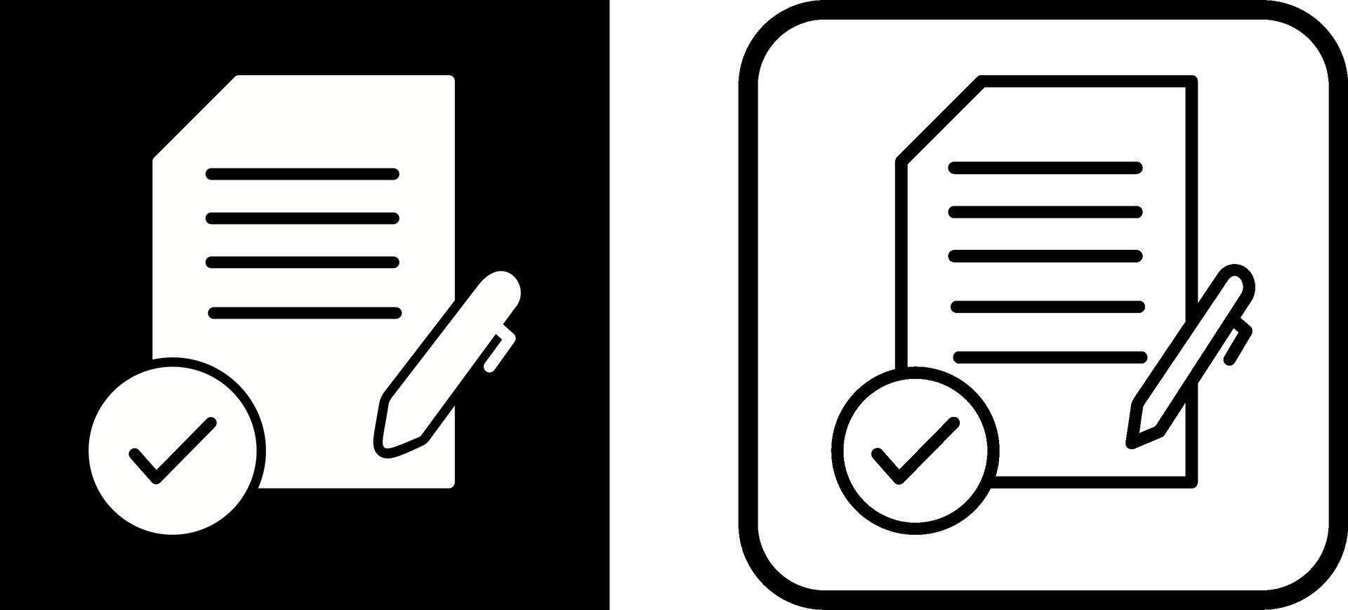 Agreement Vector Icon