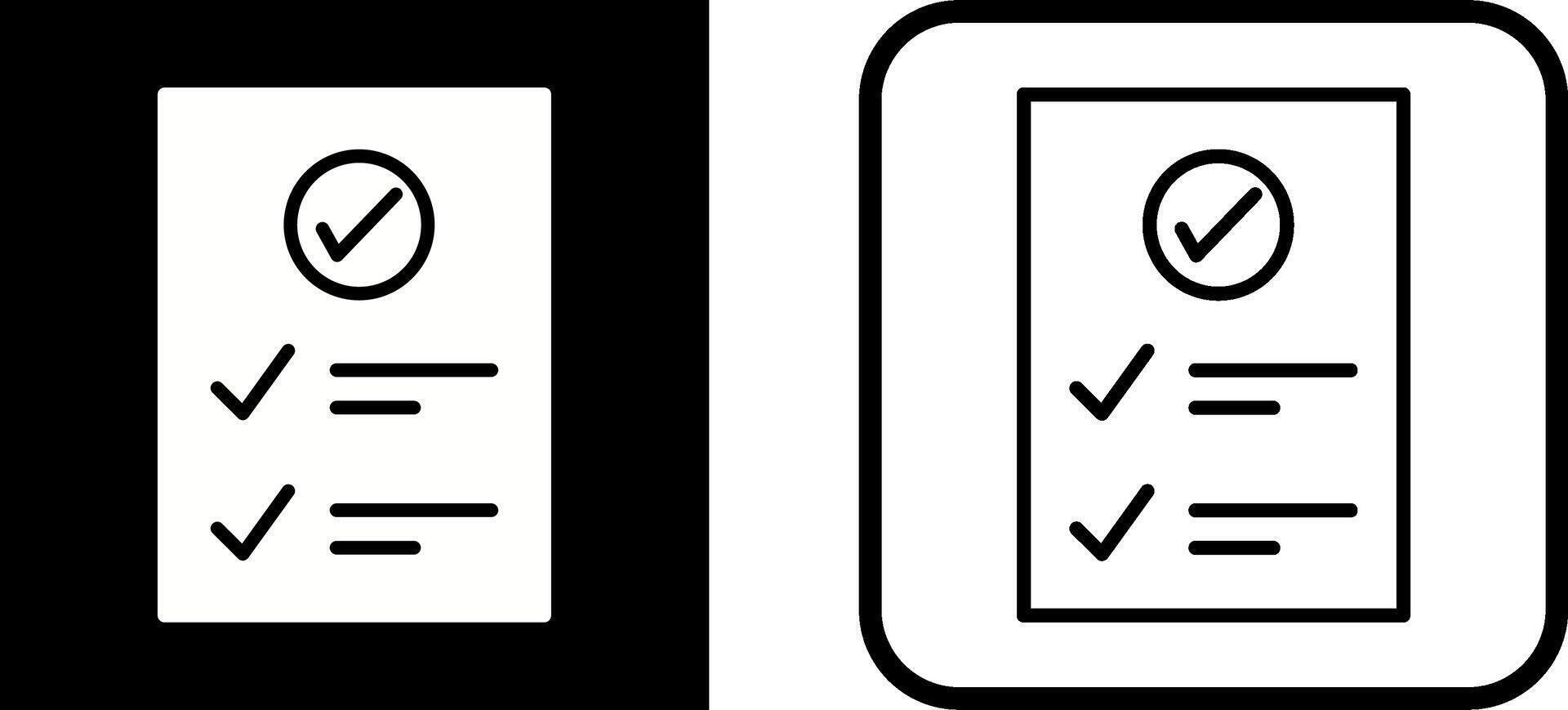 Check Up List Vector Icon