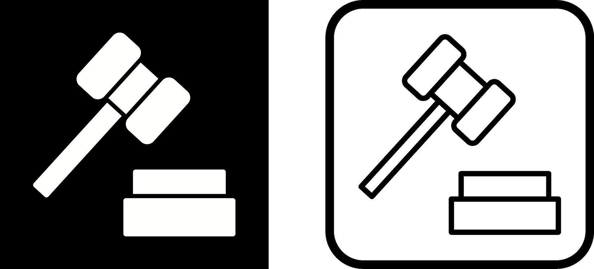 Gavel Vector Icon
