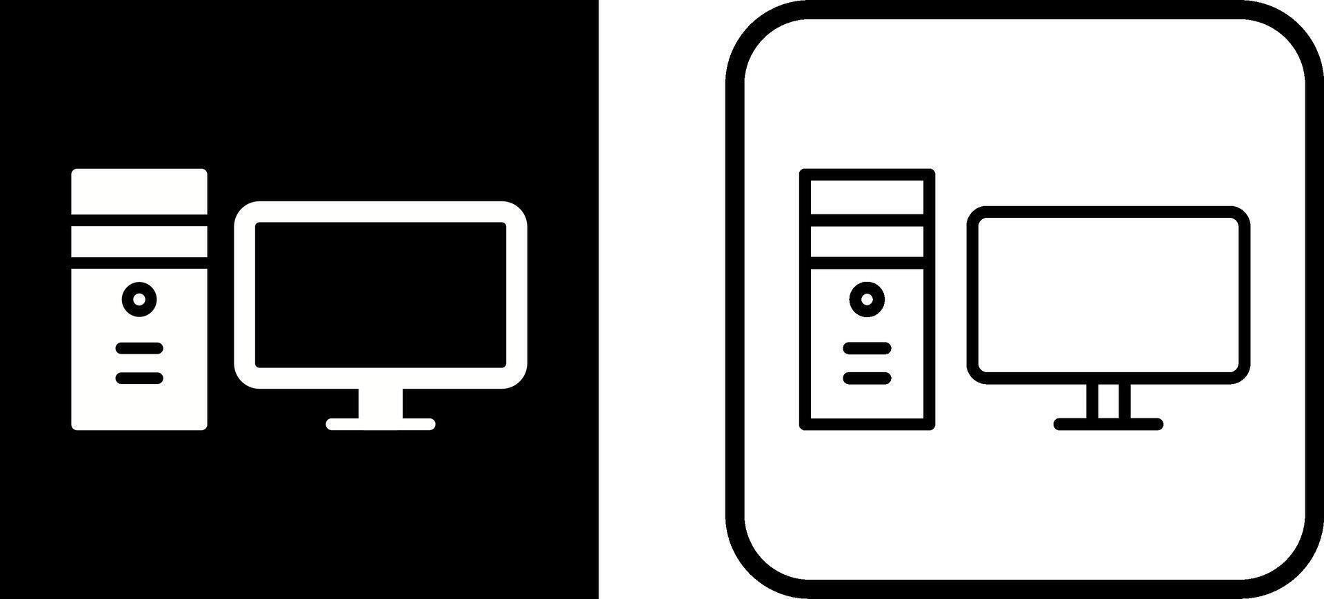 Desktop Vector Icon