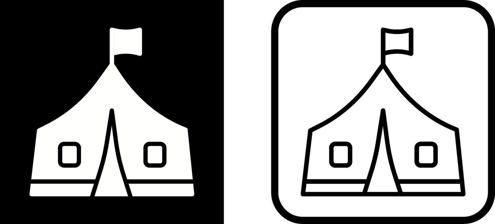 Tent Vector Icon