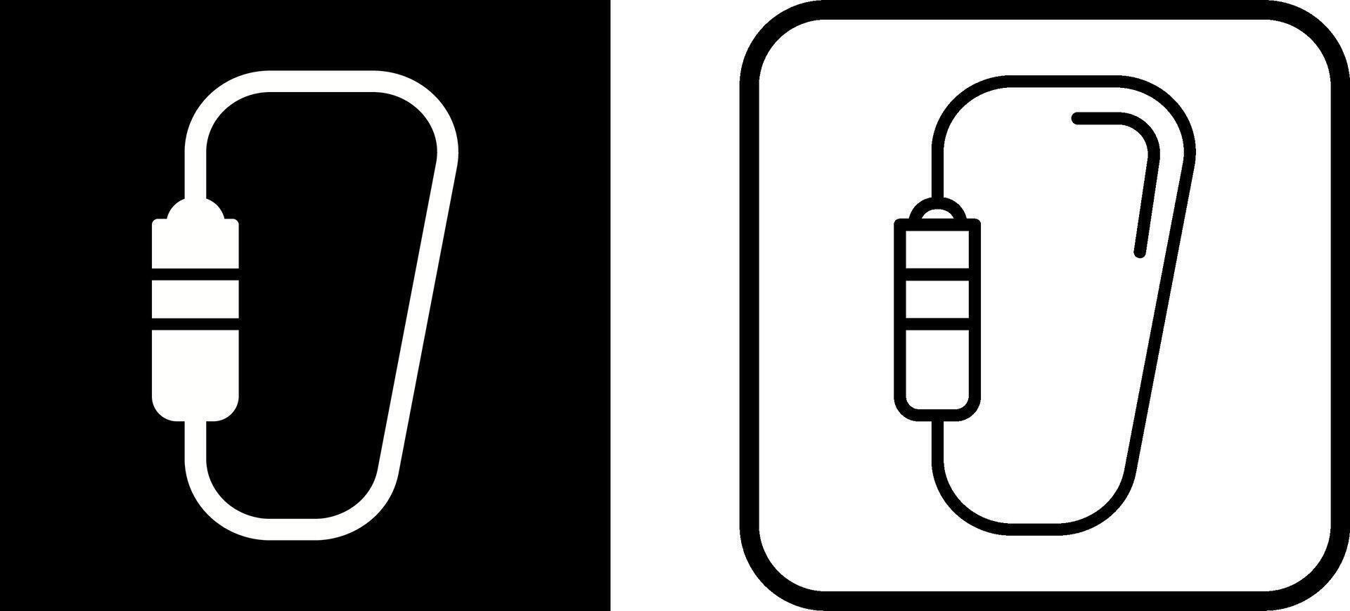 Carabiner Vector Icon