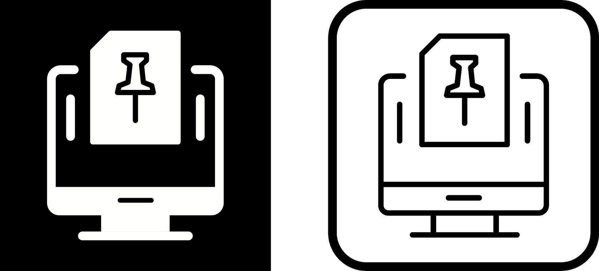 Pin Vector Icon