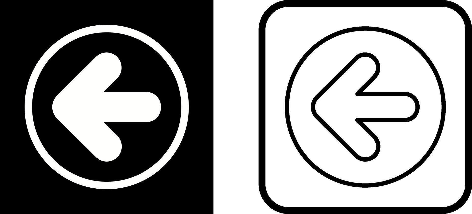 To Left Vector Icon