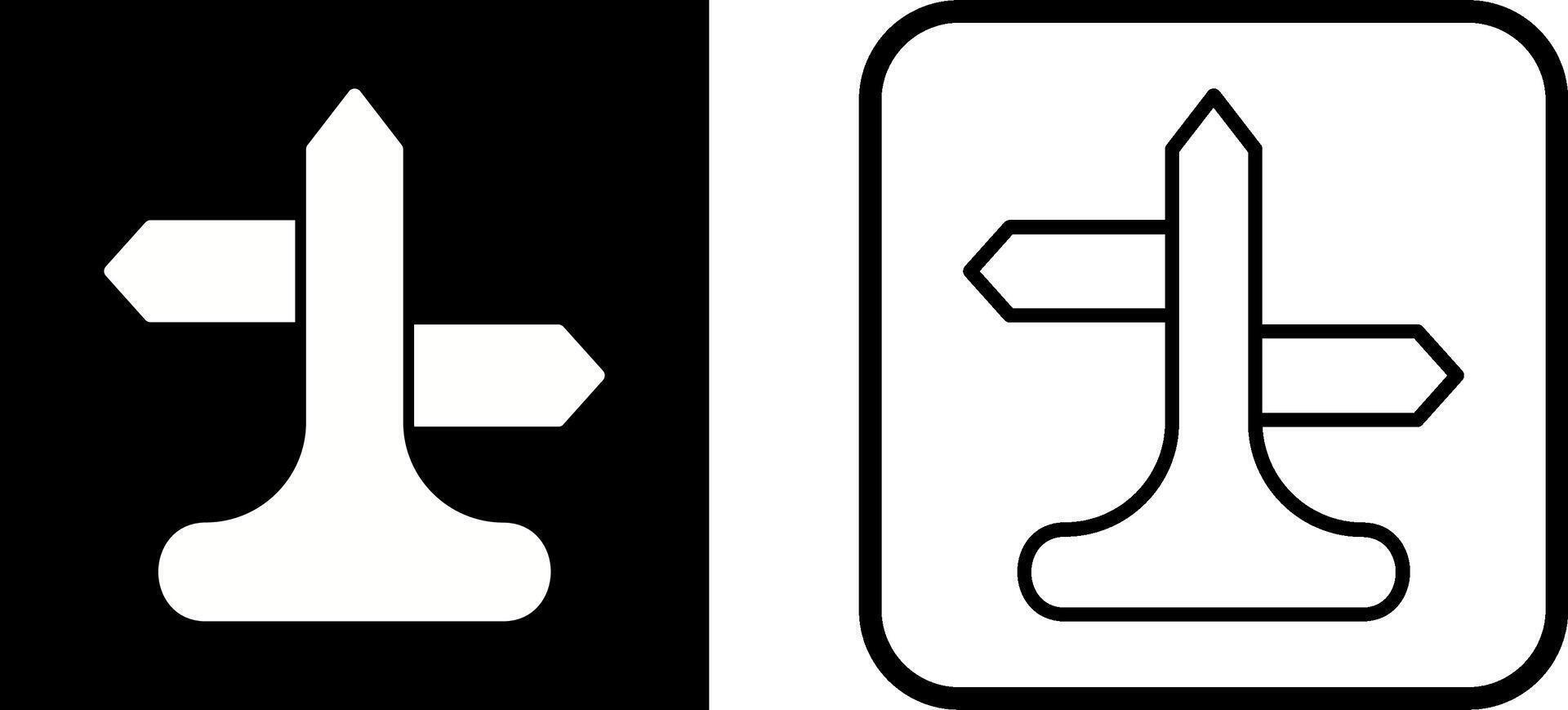 Directions Vector Icon