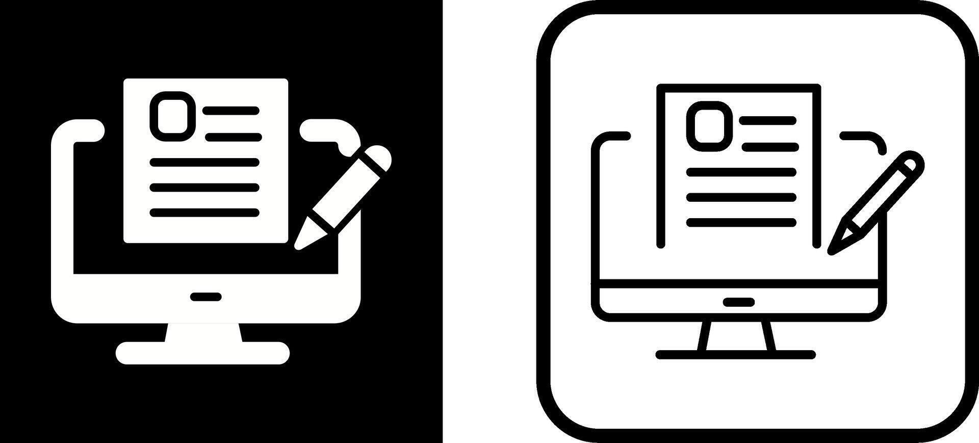 Blog Vector Icon