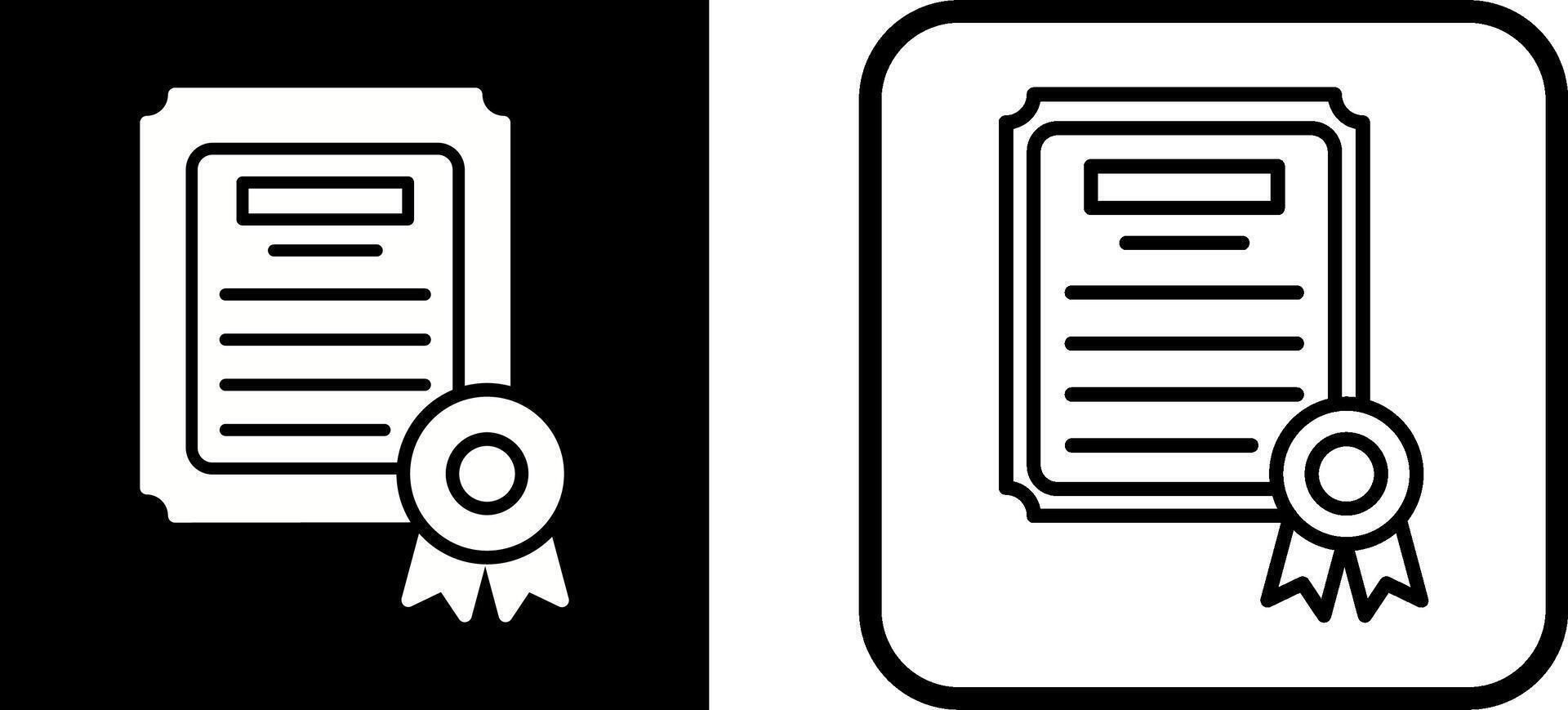 Diploma Vector Icon