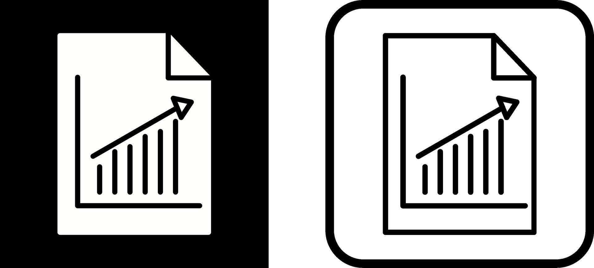 Report Graph Vector Icon