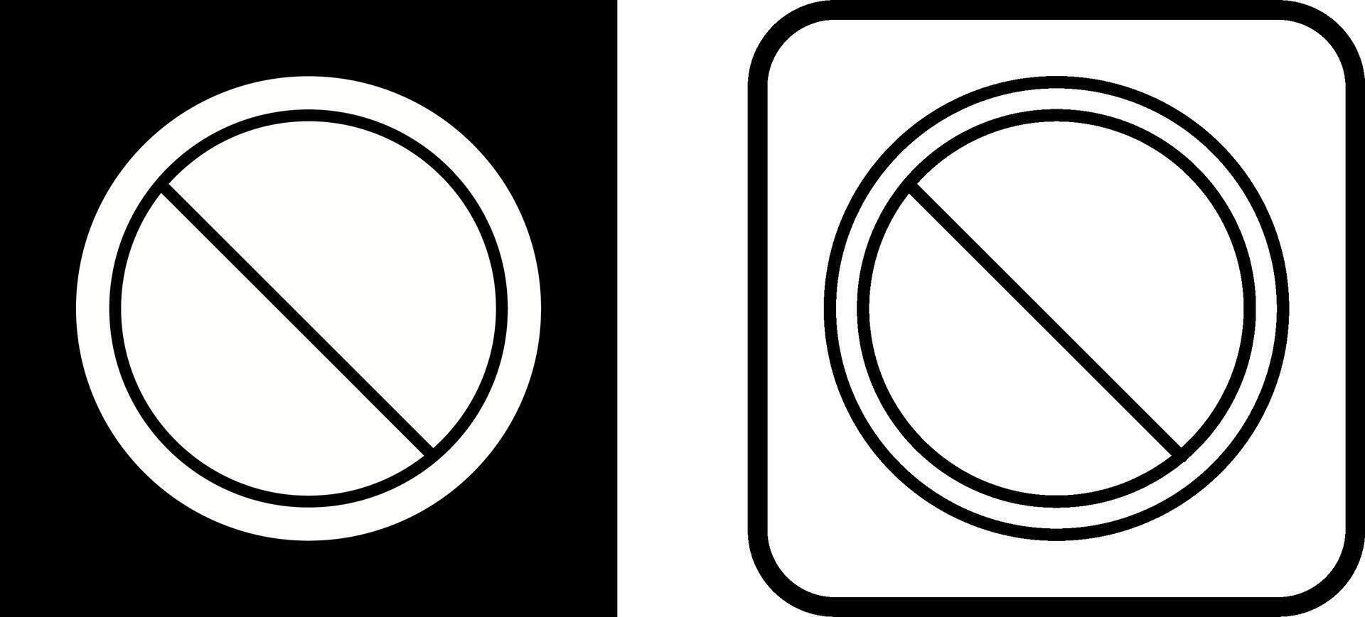 Prohibited Vector Icon