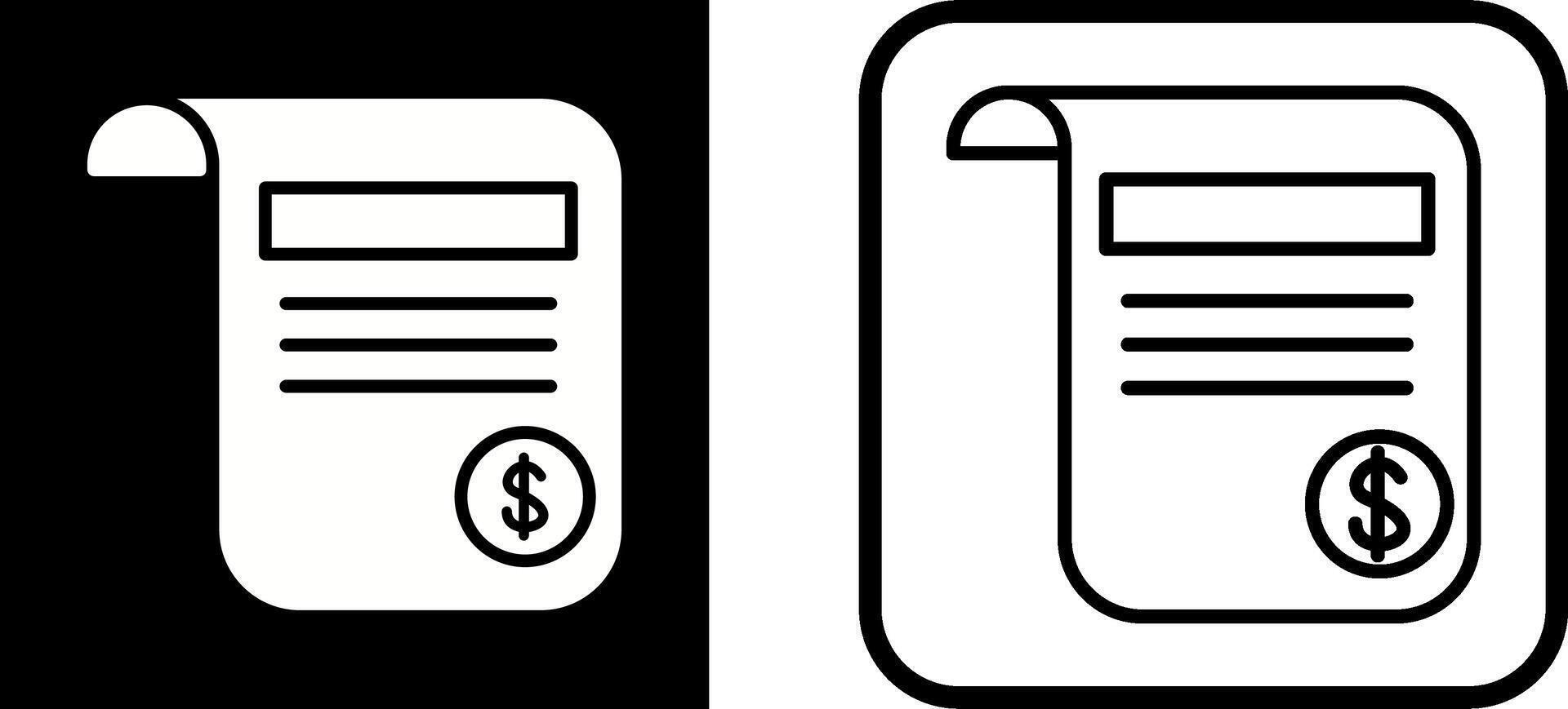 Business Document Vector Icon