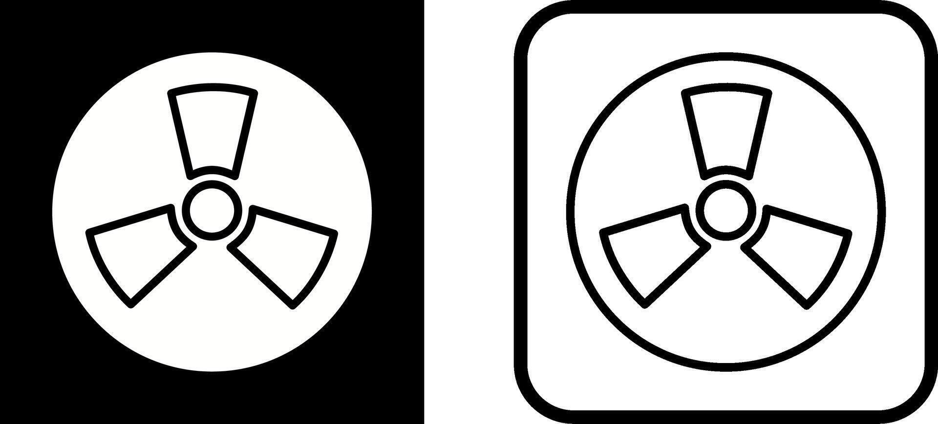 Radiation Vector Icon