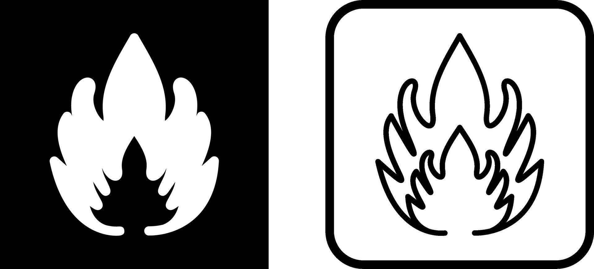 Flammable Material Vector Icon