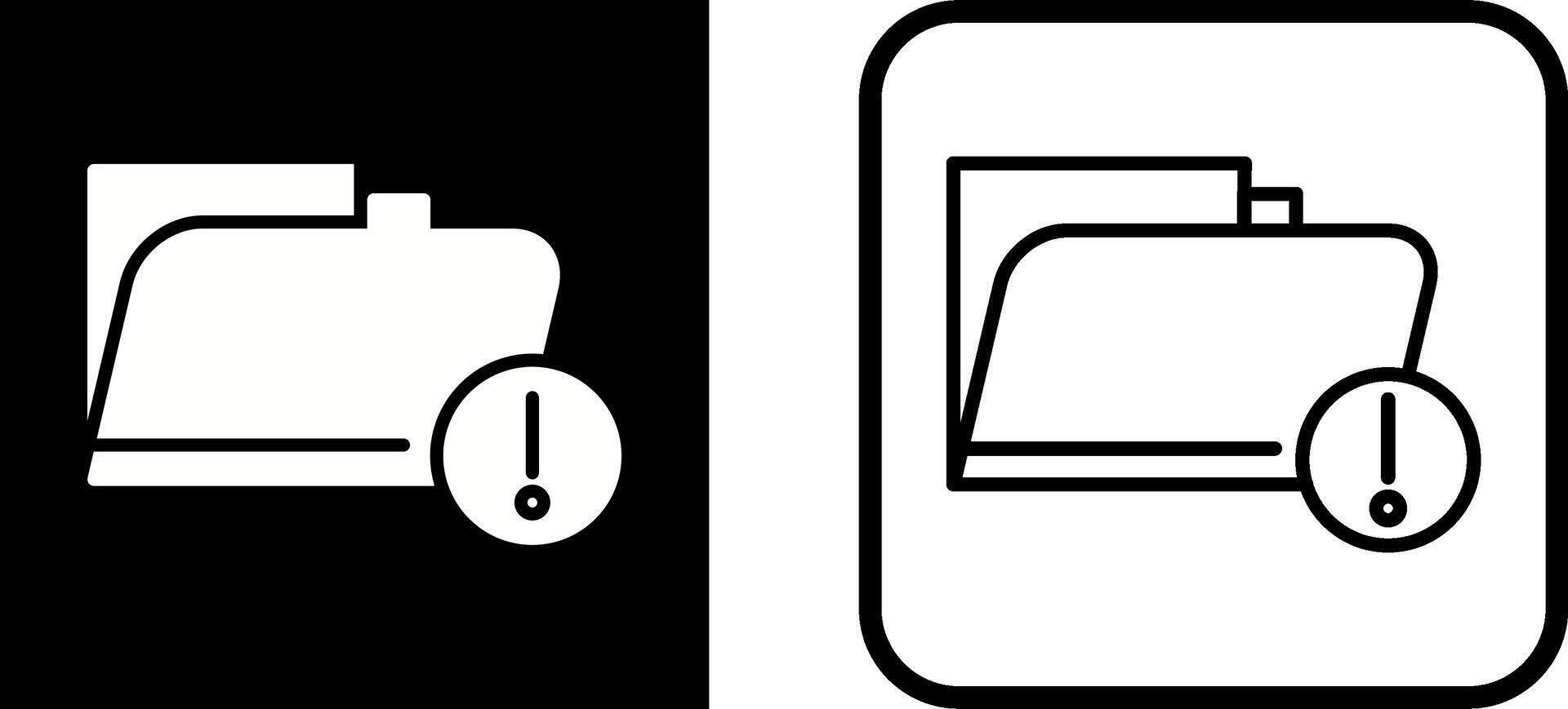 Vulnerable Folder Vector Icon