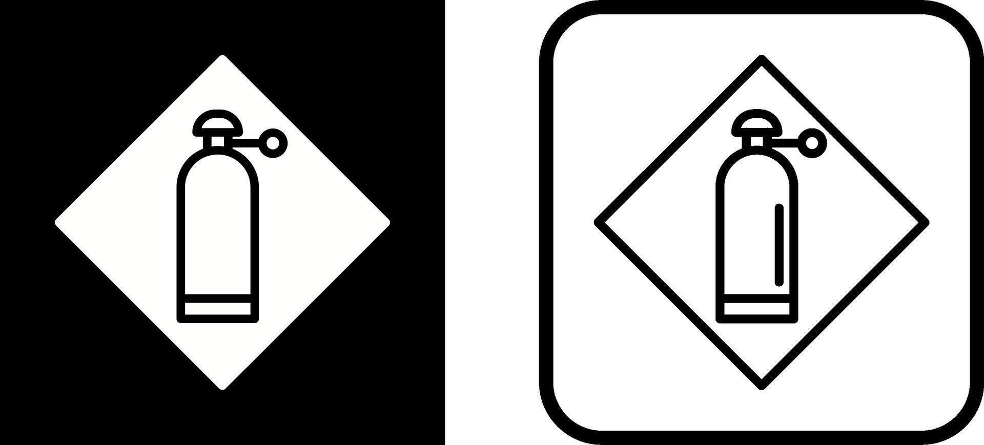 Pressurized Cylinder Vector Icon