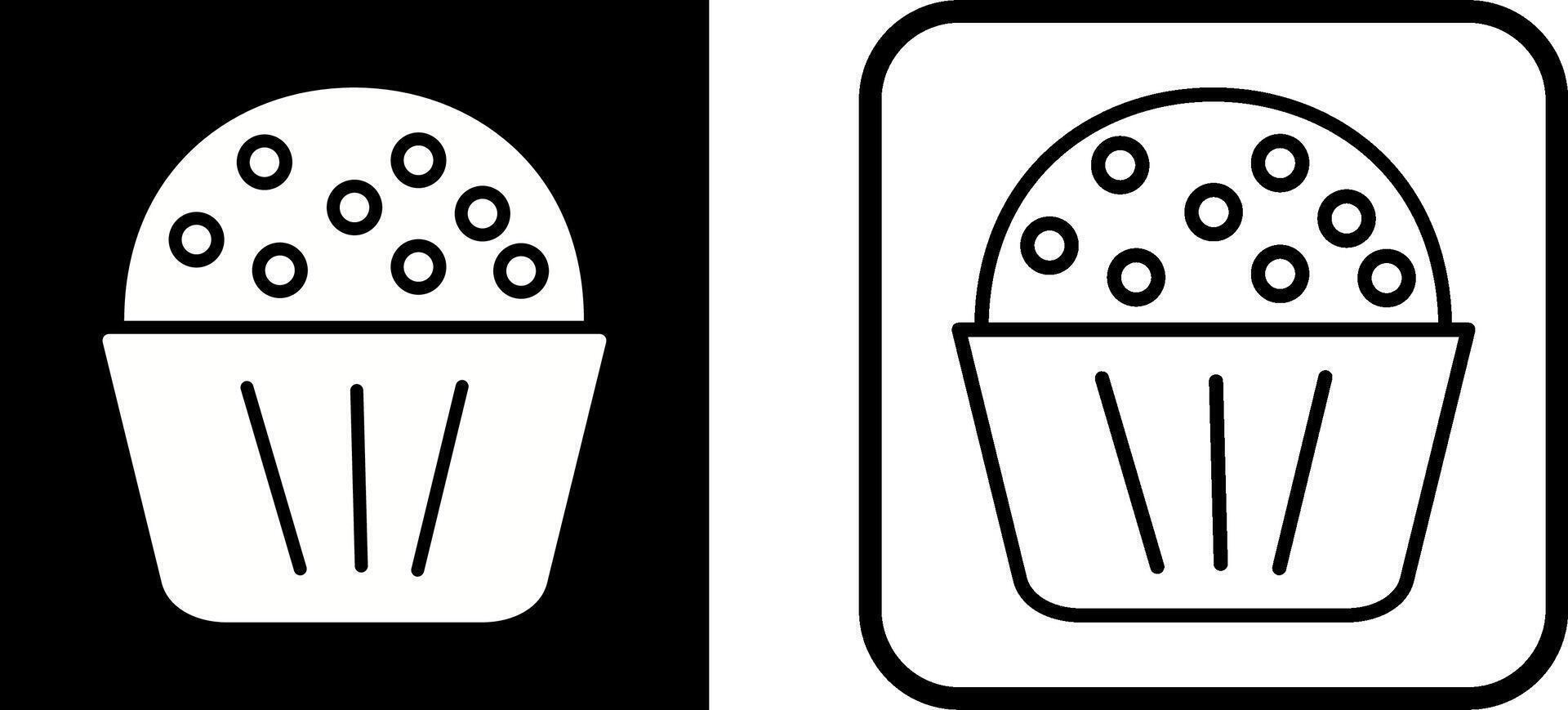 Chocolate Muffin Vector Icon