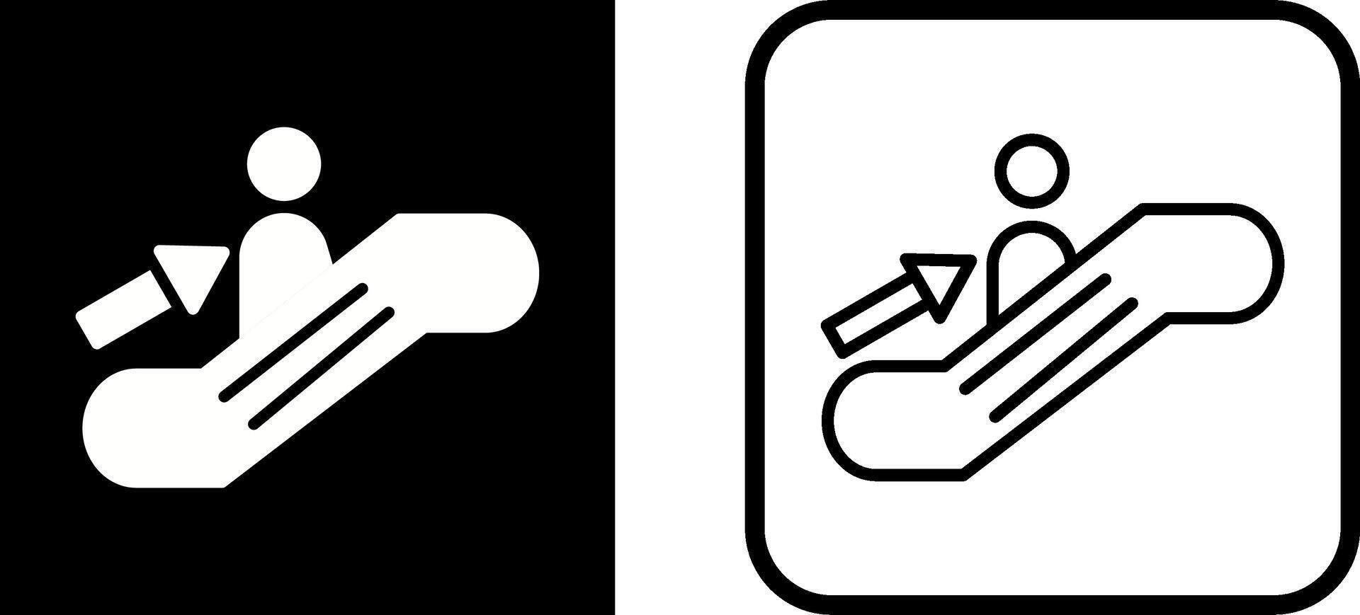 Escalator Vector Icon