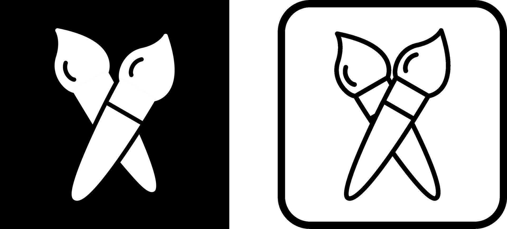 Brushes Vector Icon