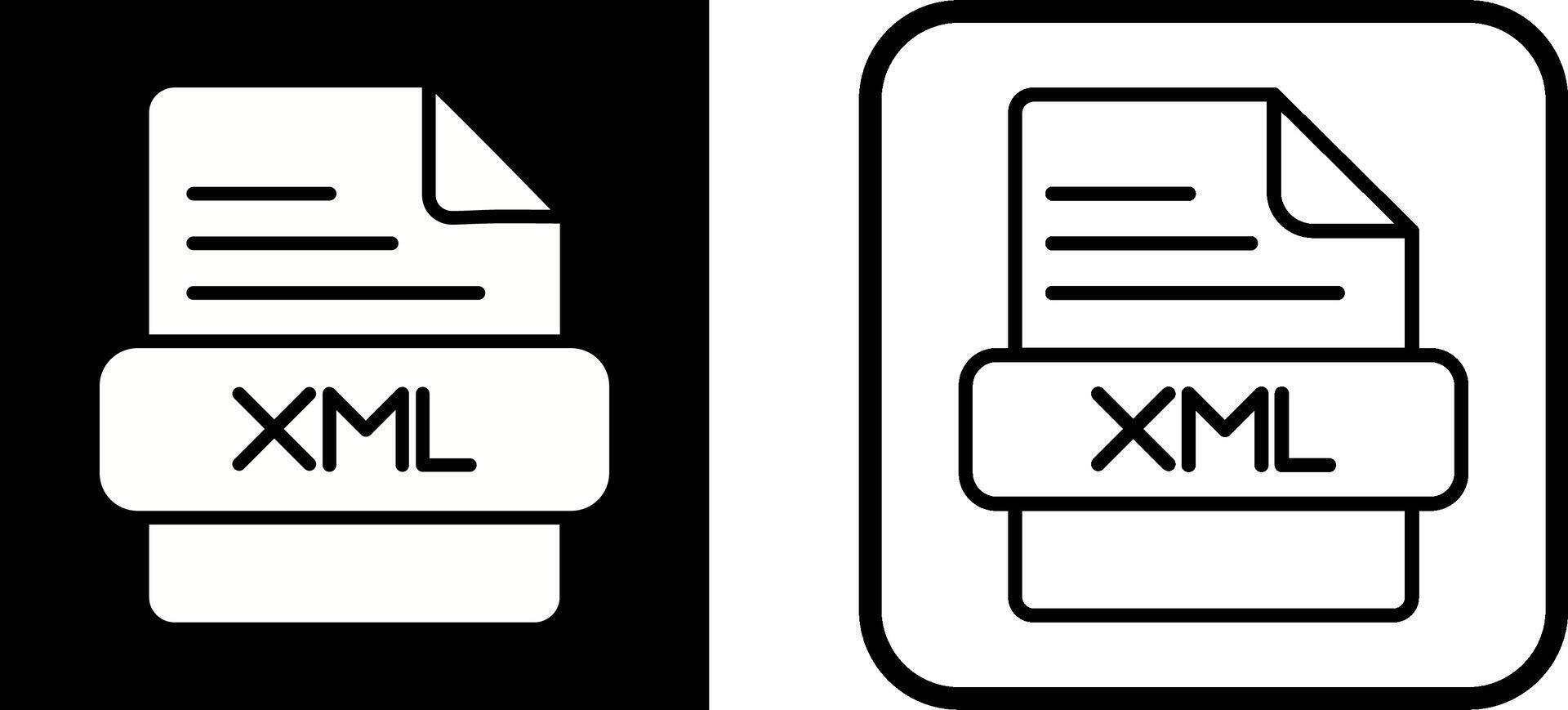 XML Vector Icon