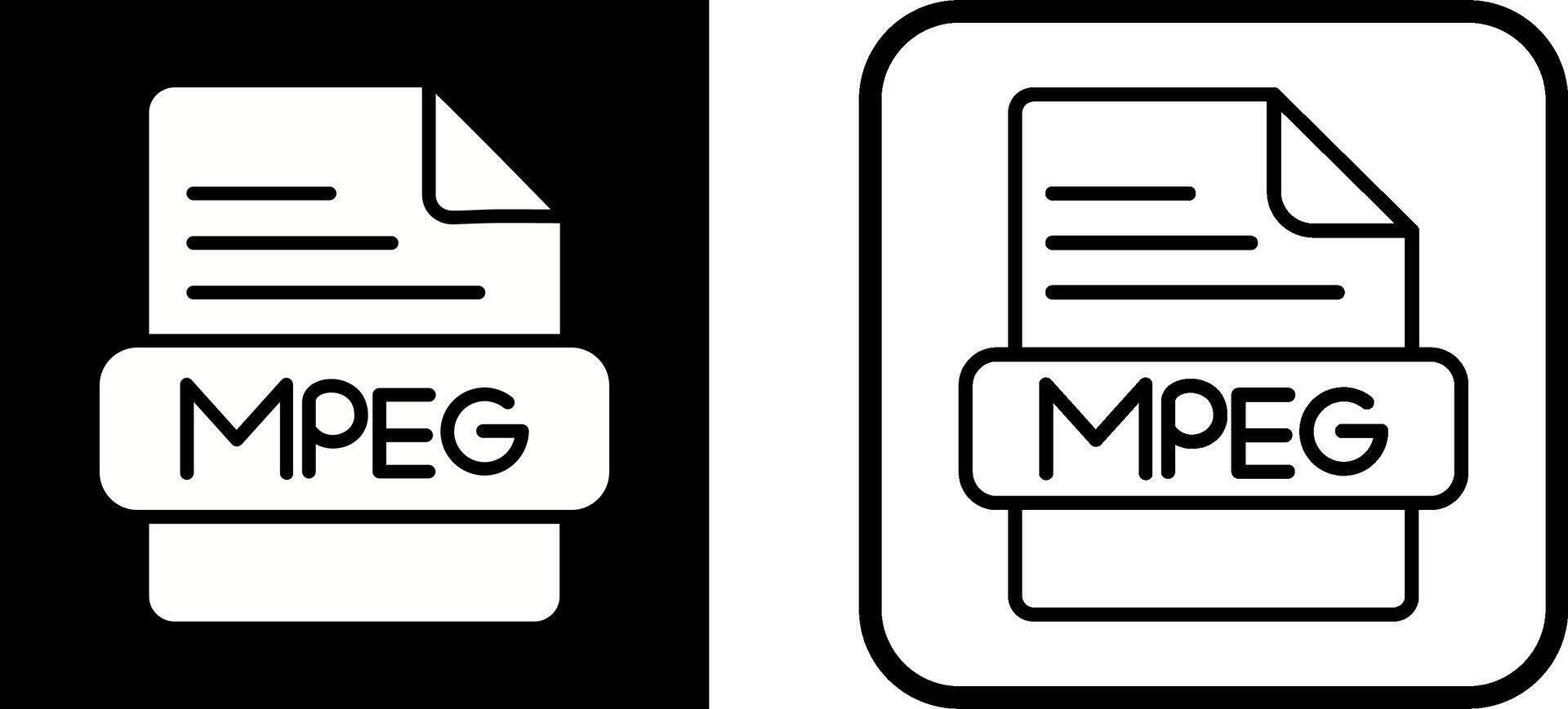 MPEG Vector Icon