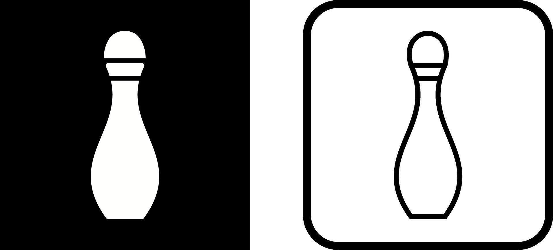 Bowling Pin Vector Icon