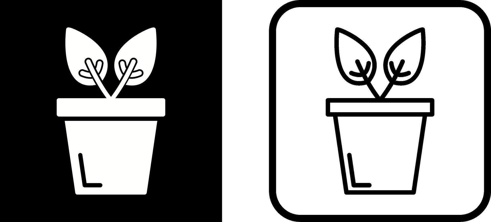 Plant Pot Vector Icon