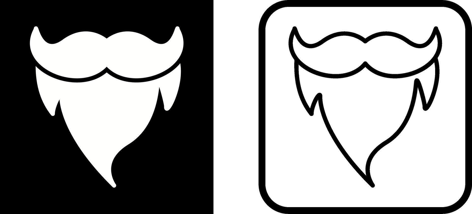 Beard and Moustache II Vector Icon