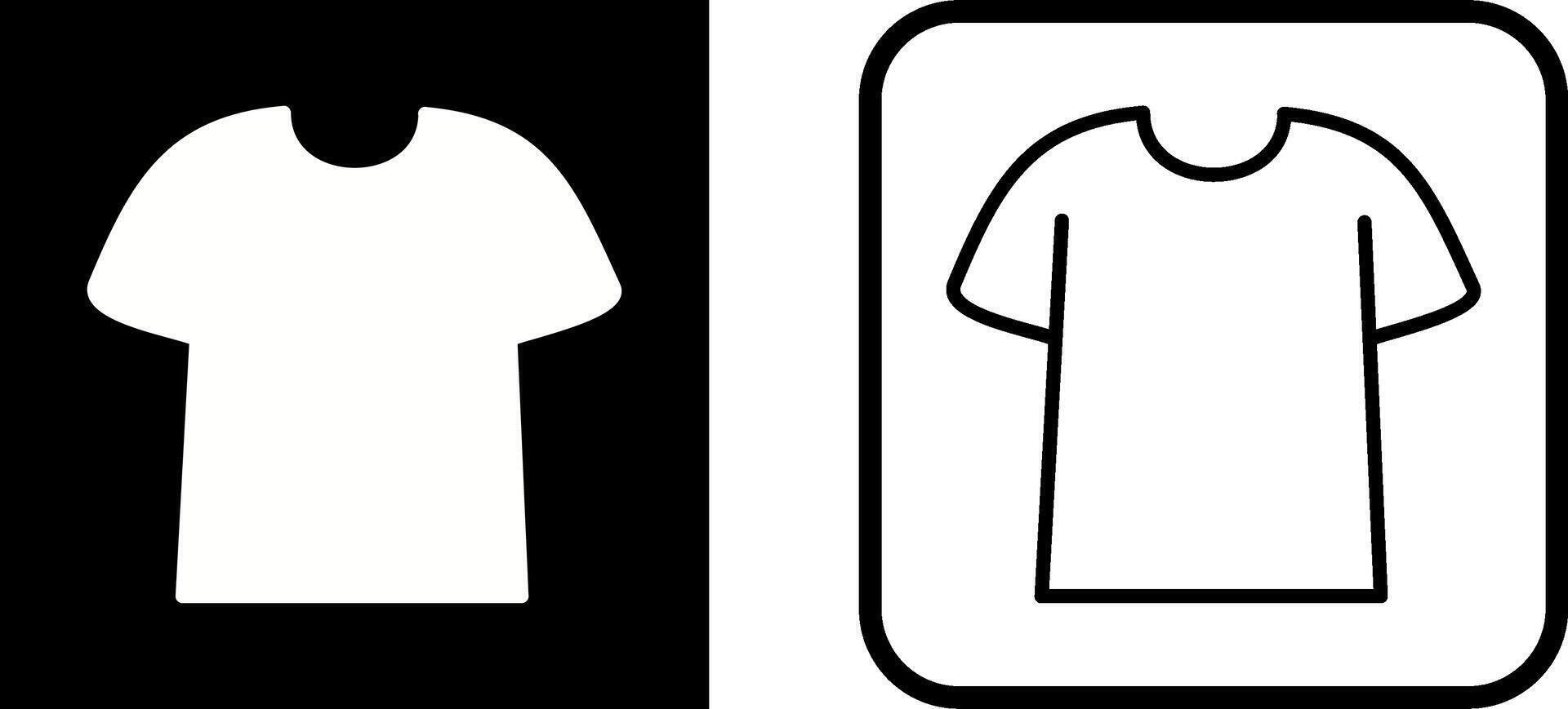Plain T Shirt Vector Icon