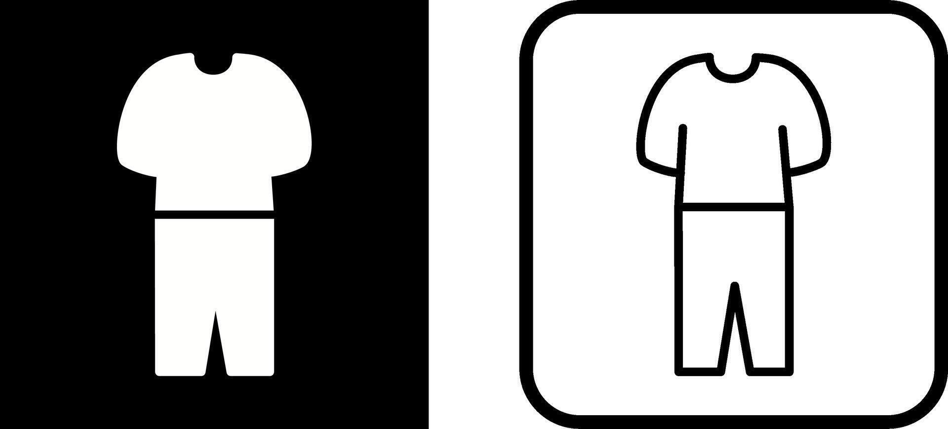 Pyjamas Suit Vector Icon