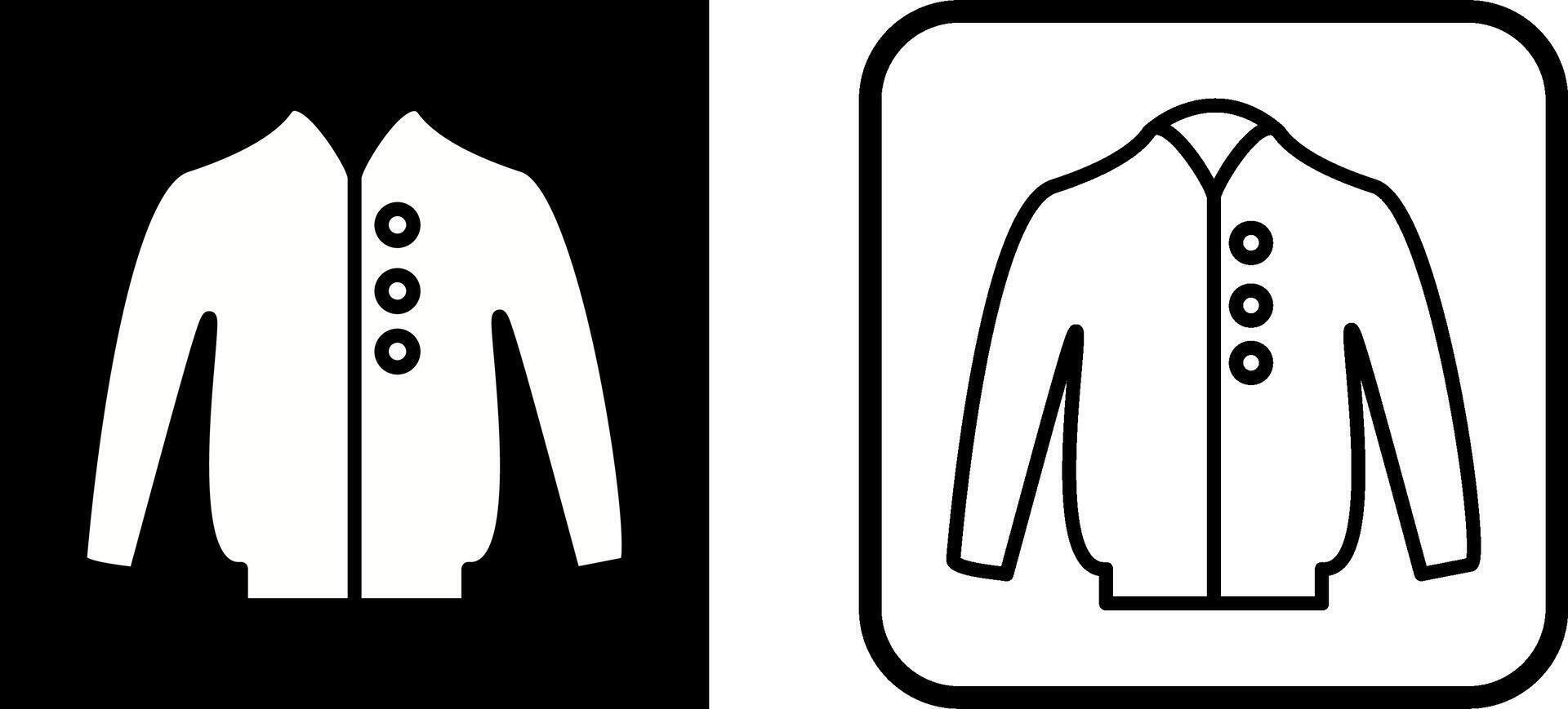 Mens Jacket Vector Icon