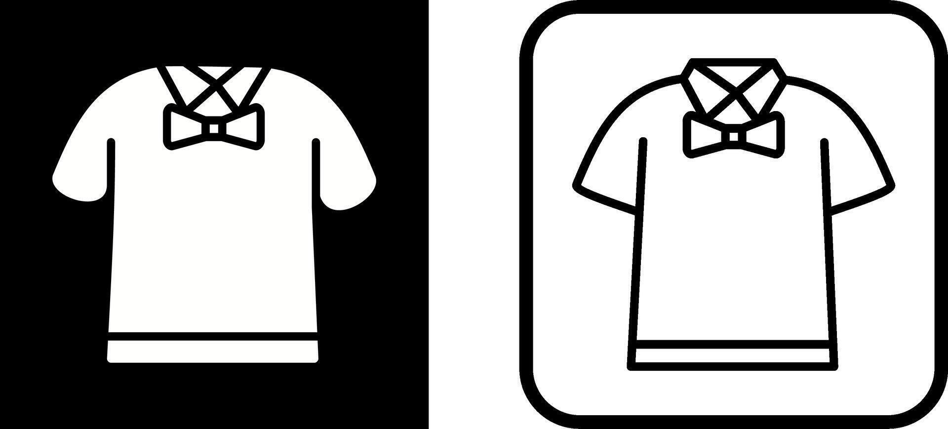 Shirt with Bow Vector Icon