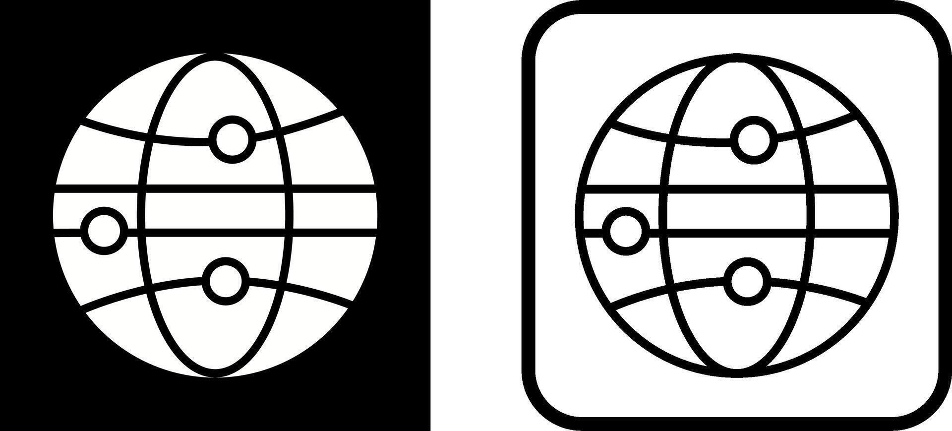 Globe III Vector Icon