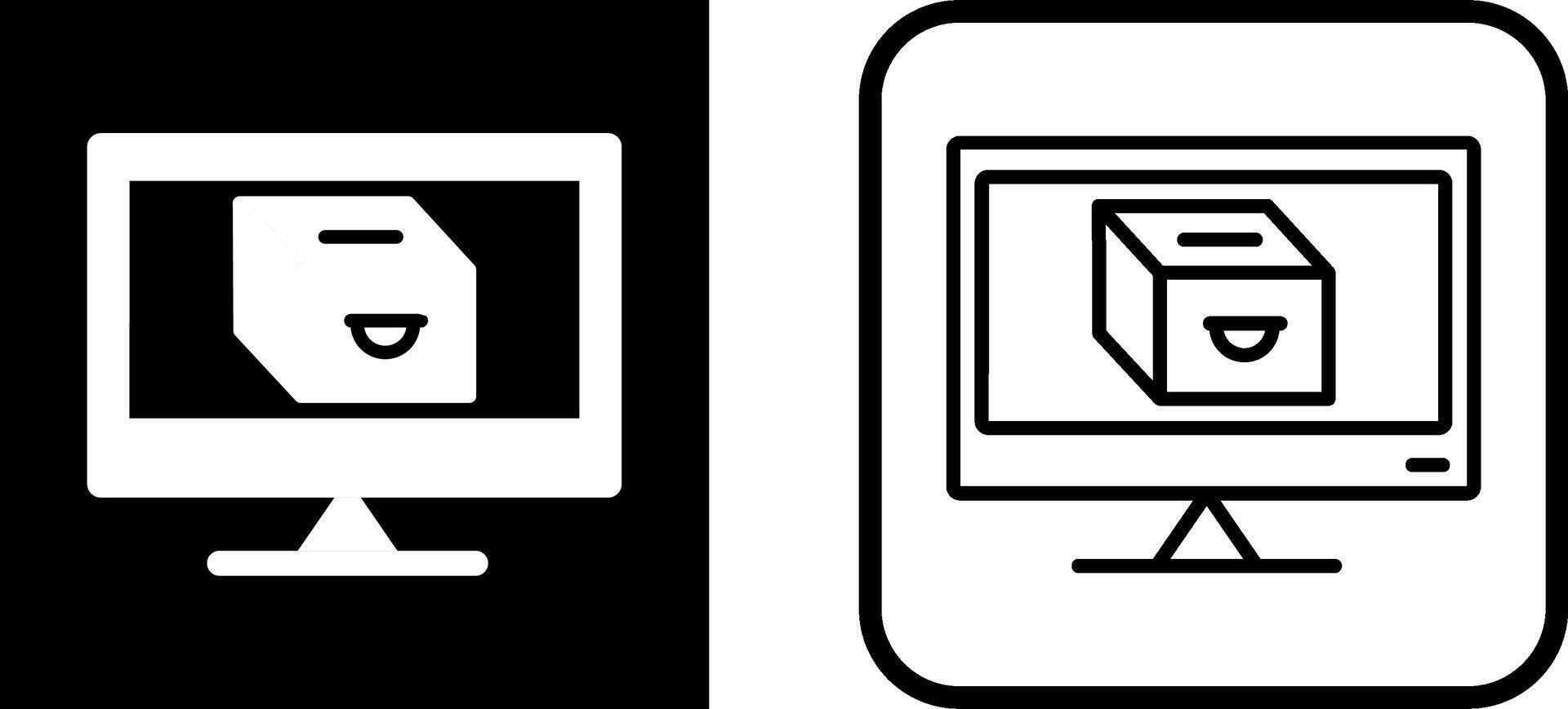Online Vote Vector Icon