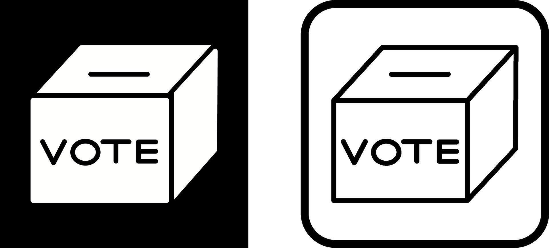 Ballot Box Vector Icon