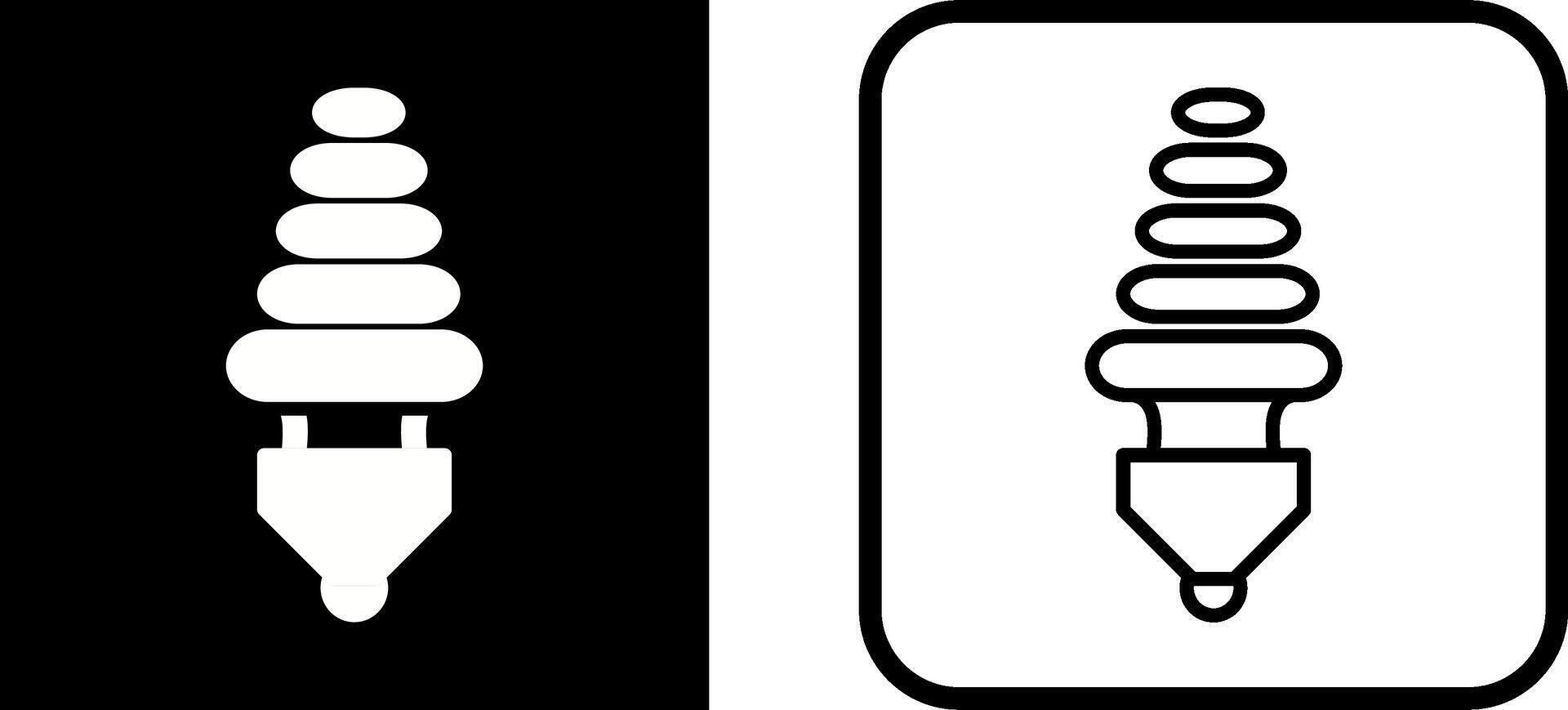 Energy Saver Bulb Vector Icon