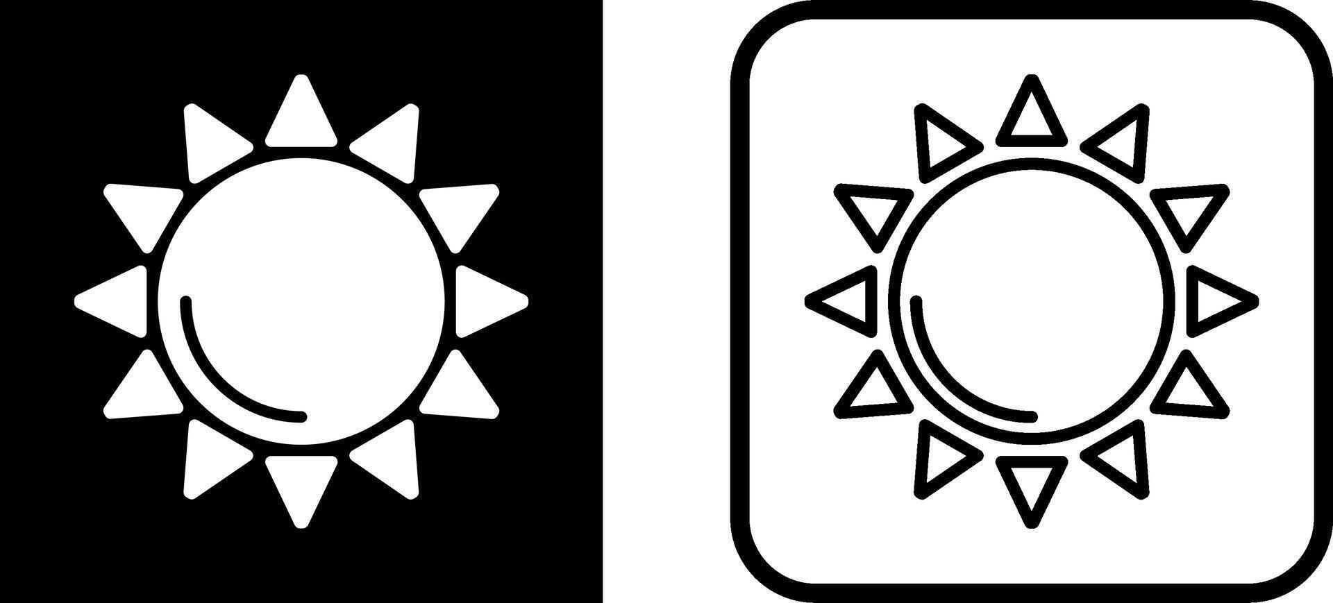 Sun Vector Icon