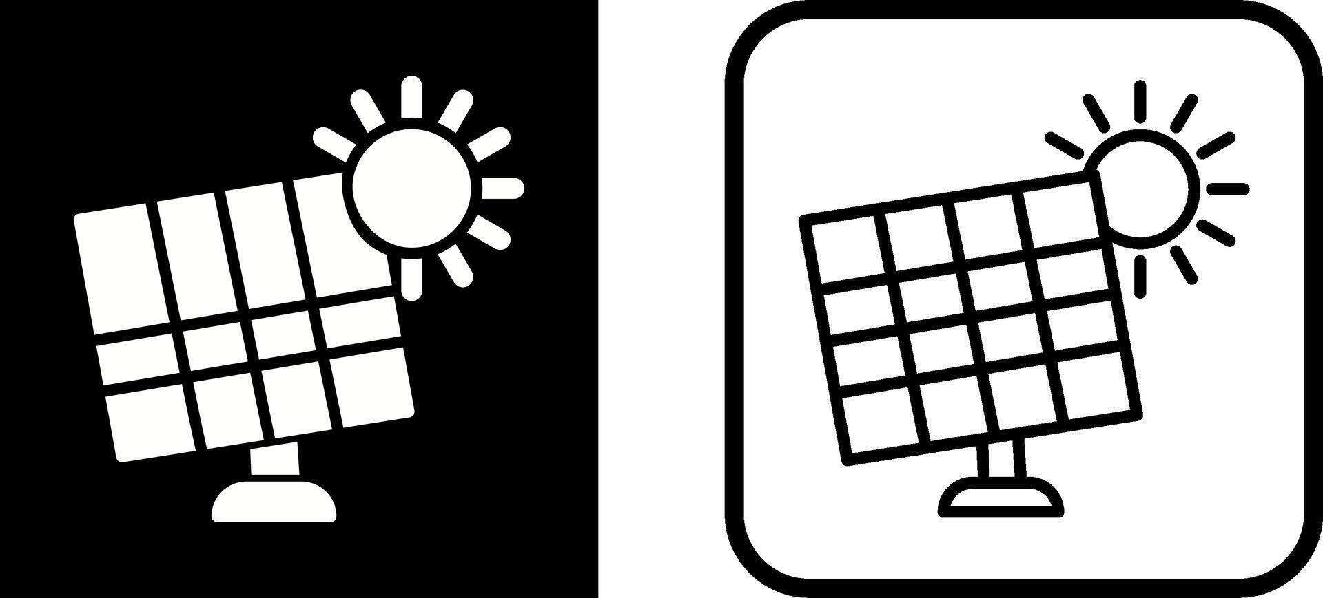Solar Panel Vector Icon