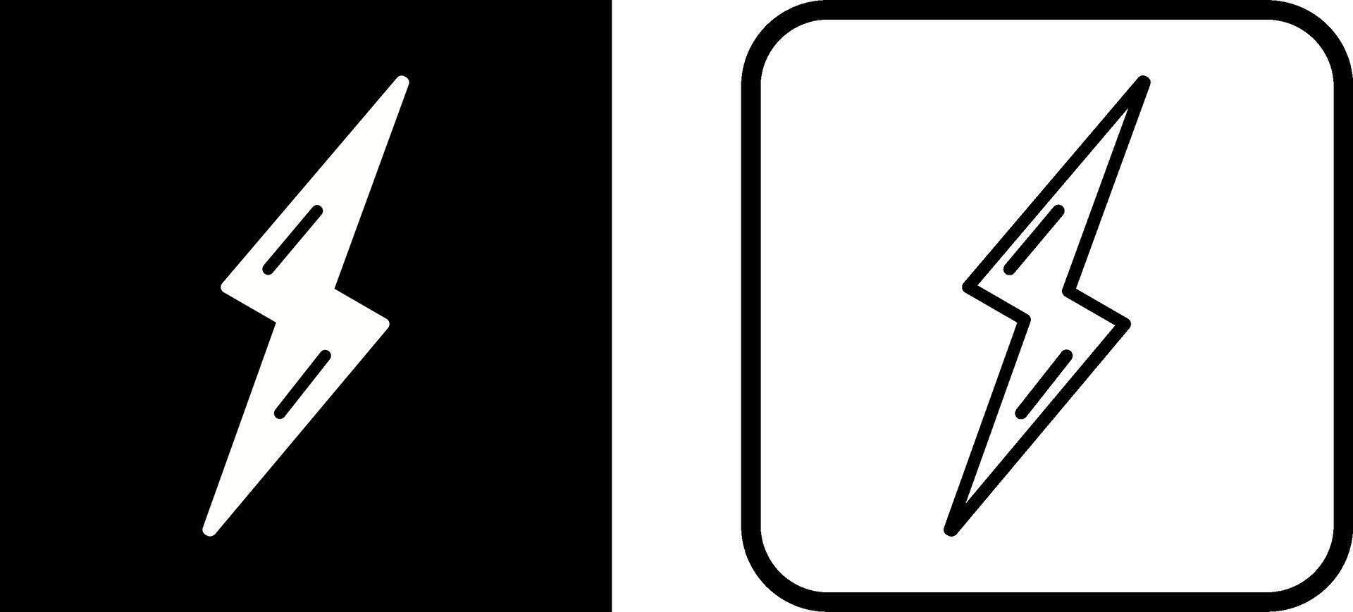 Lightning Vector Icon