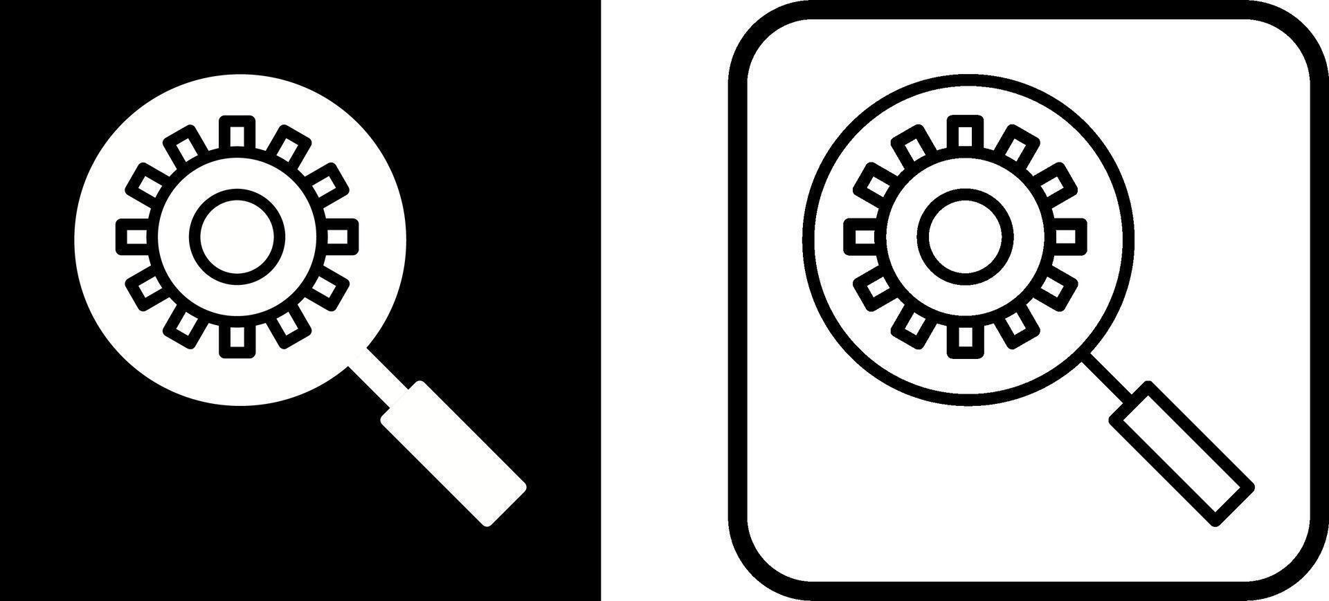 Intelligent Search Vector Icon