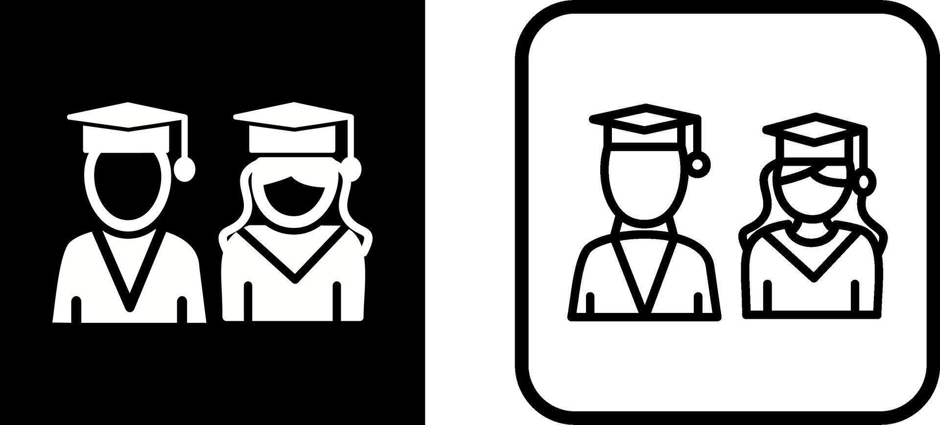 Graduates Vector Icon