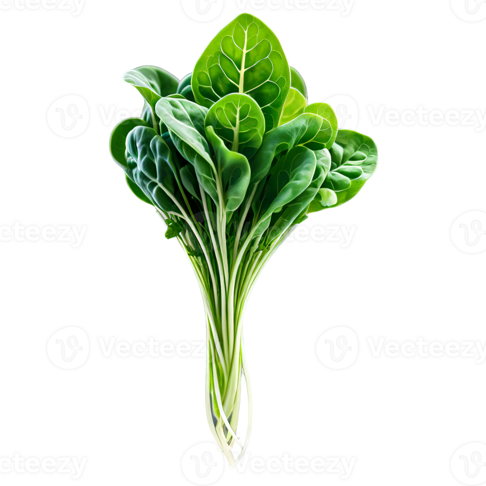 AI Generated close-up image of microgreens isolated, with a creative focus on the tiny, delicate leaves png