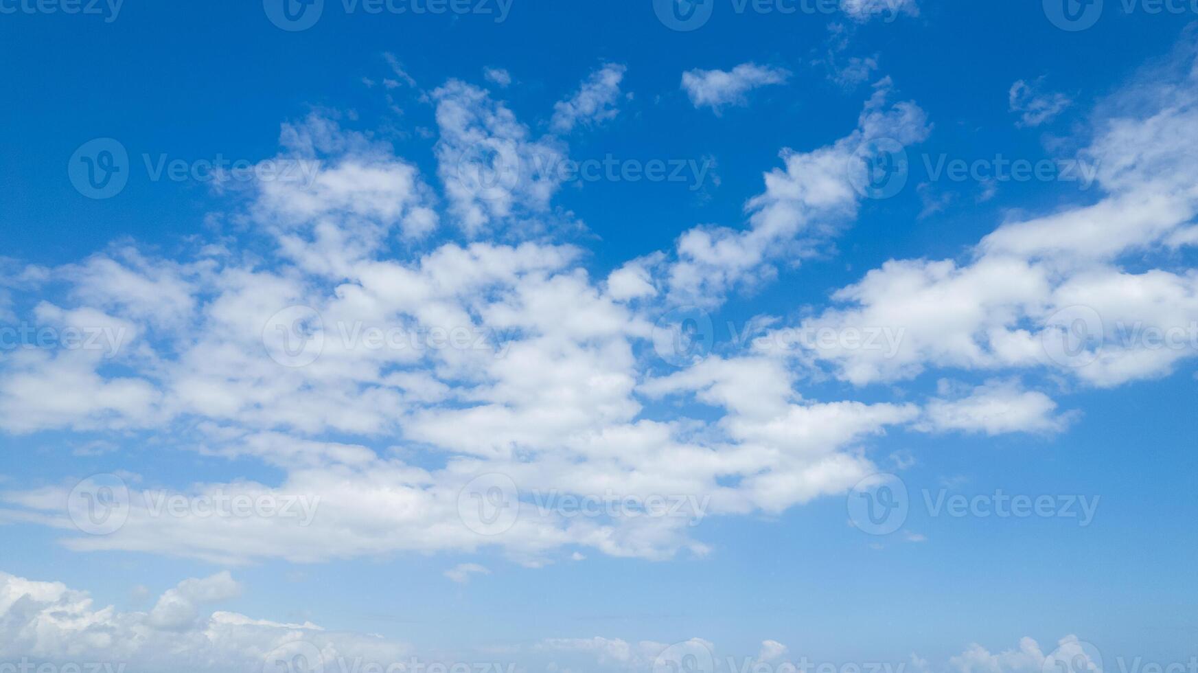 Blue Sky White Clouds Background Image photo