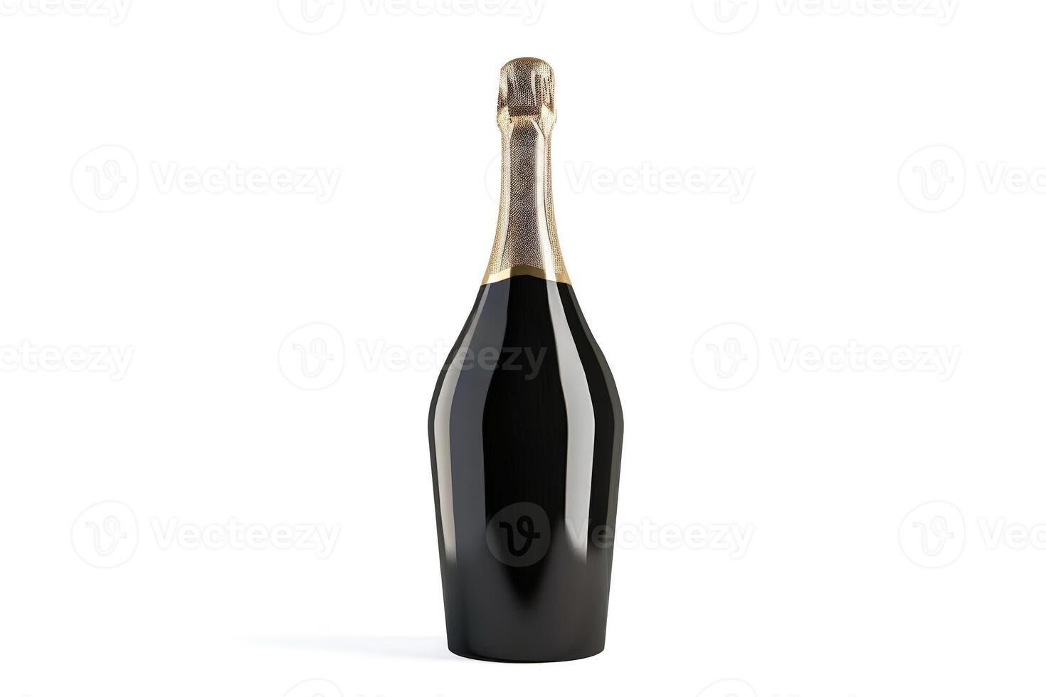 AI generated Luxury Champagne Bottle for Elegant Celebrations photo