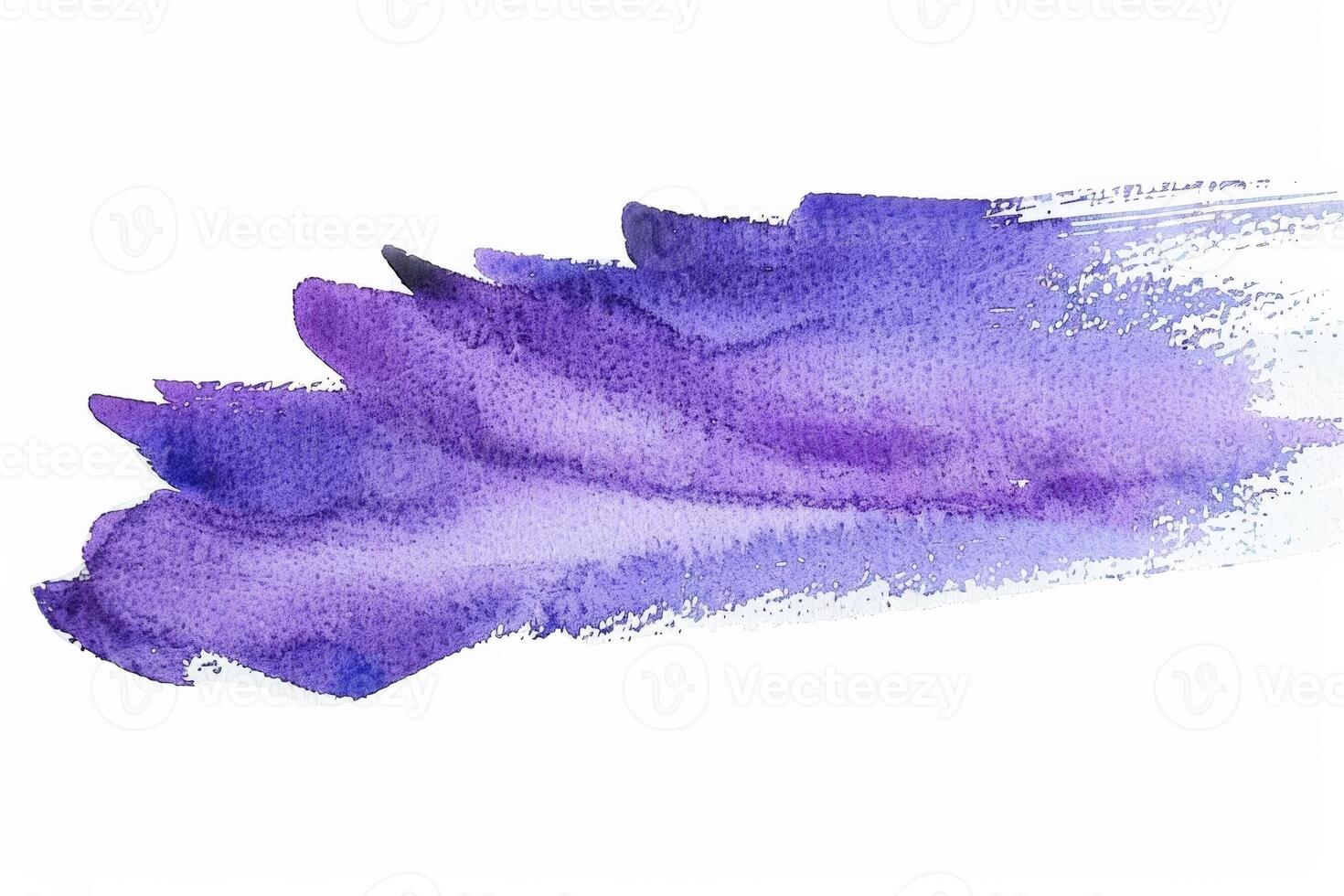 AI generated Artistic Abstract Purple Watercolor Brush Stroke photo