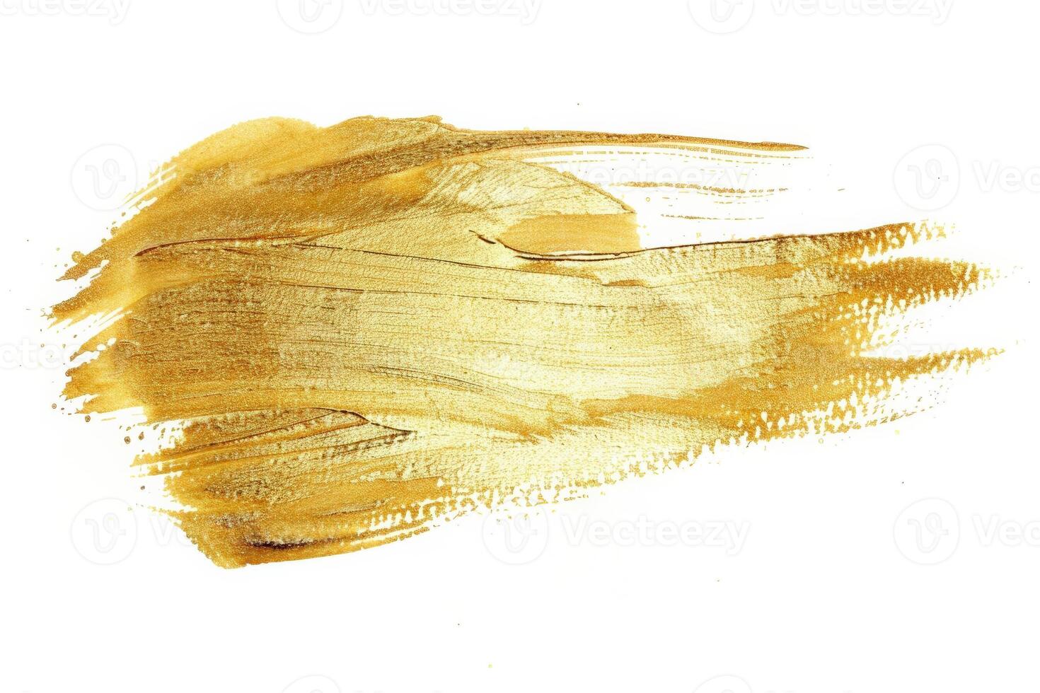 AI generated Luxury Golden Brush Stroke Abstract Background photo