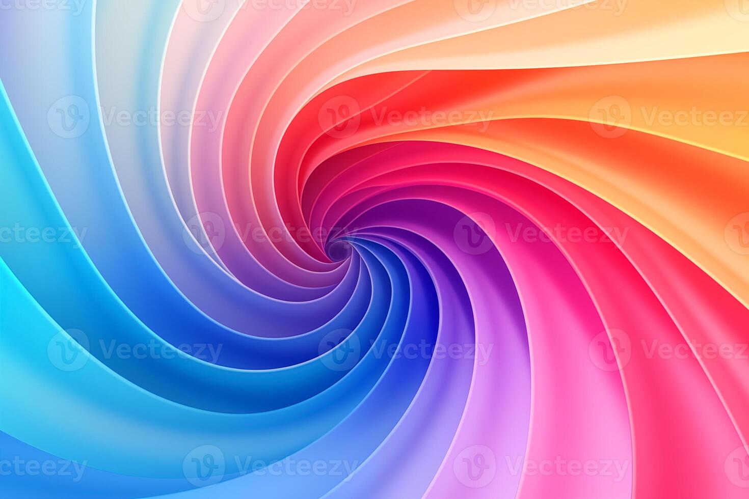 AI Generated Gradient color background digital art twisted photo