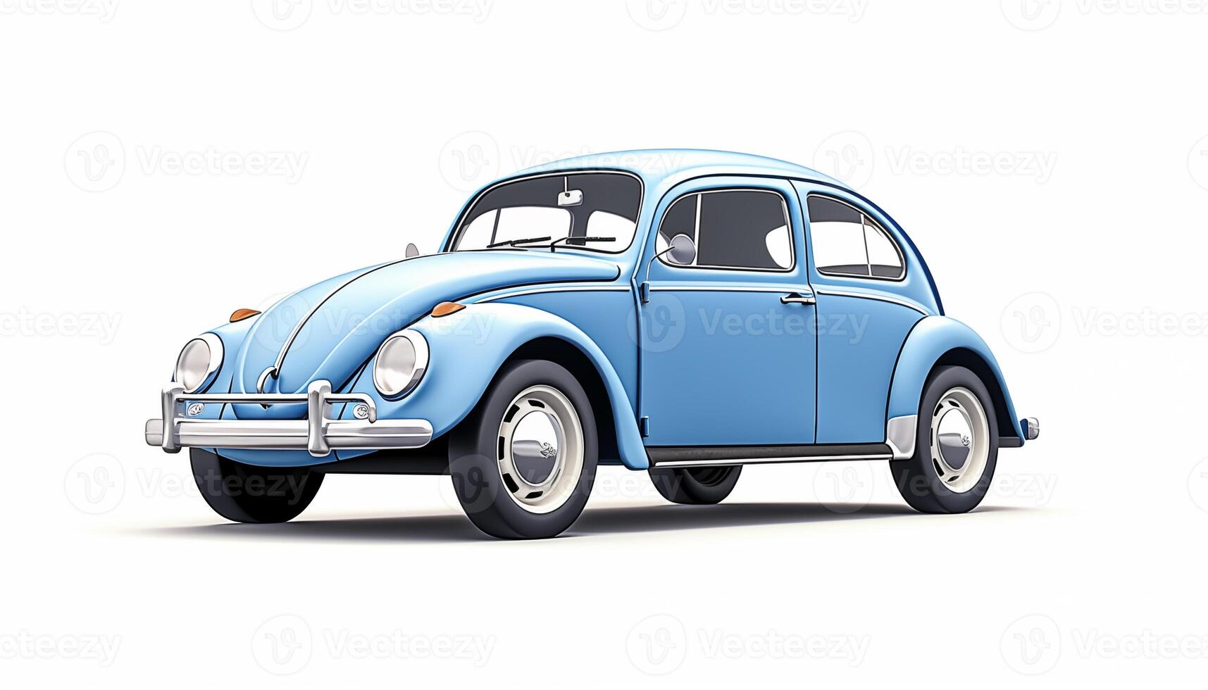 AI Generated A car on a white background, isolated photo